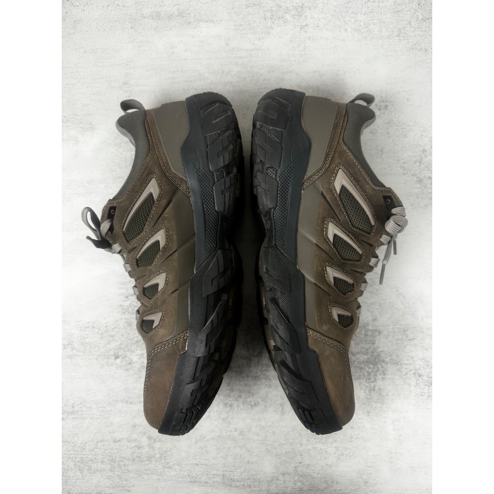 Oboz Hiking Shoes Mens 11.5 Brown Sawtooth II Low Waterproof Wide Trail Sneaker - Picture 3 of 8